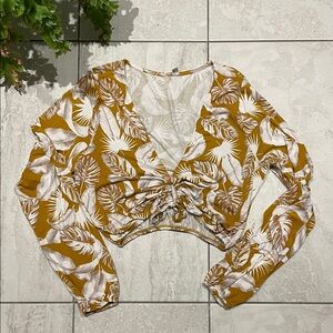 ASOS Hawaiian Long Sleeve Top